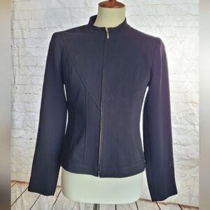 Louben Zip Up Jacket Blazer Sz 2